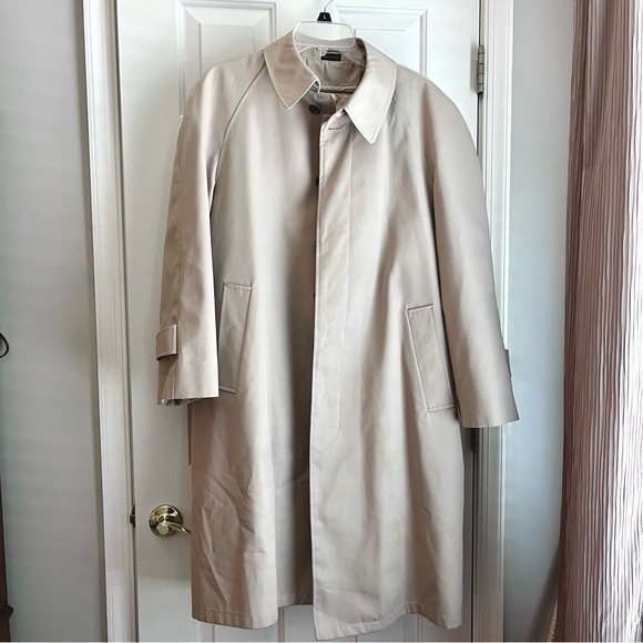 Anderson Little Other - Mens Tan Khaki Trench Coat 40” Chest 41” Length